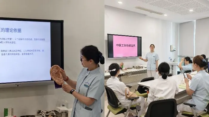 眼科护理工作坊介绍中医适宜技术（原报道配图）